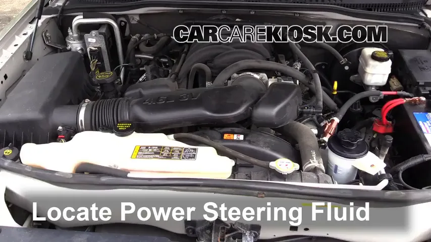 2009 Ford Explorer Sport Trac Limited 4.6L V8 Power Steering Fluid